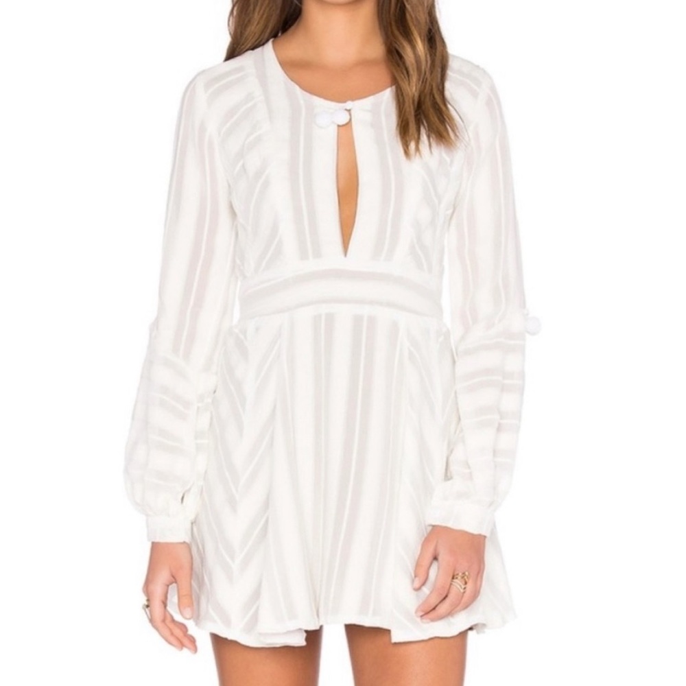FLL mini dress with keyhole front